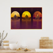 Anatomie eines Sonnenuntergangs Poster (Küche)