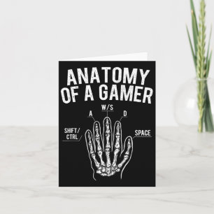 Anatomie eines Spielers - Gaming-Videospiel-Liebha Karte