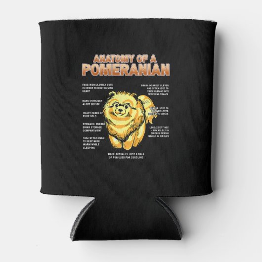 Anatomie eines Spitzes Dosenkühler (Vorderseite)