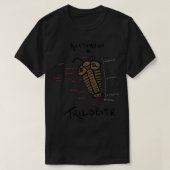 Anatomie eines Trilobits T-Shirt (Design vorne)