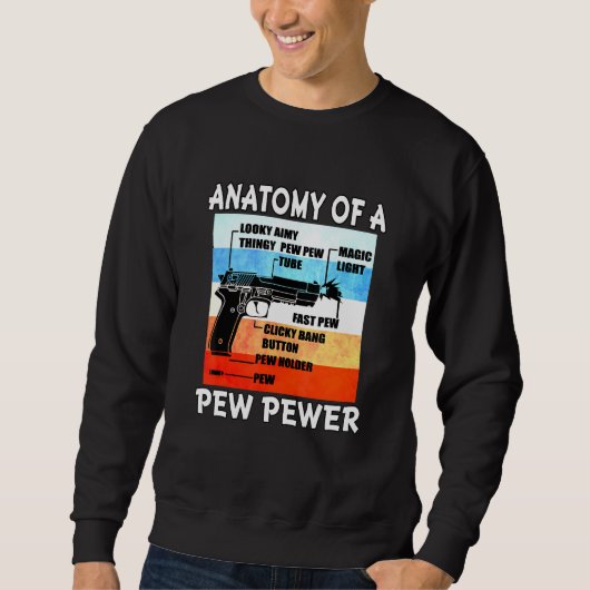 Anatomie eines Zinndrehguts Ammo-Waffe _6 Sweatshirt (Vorderseite)