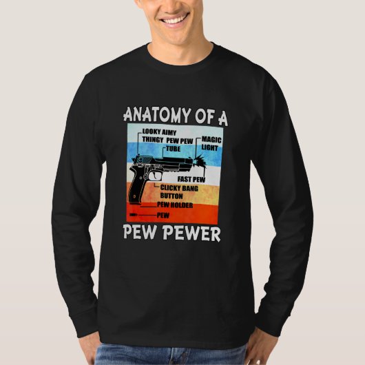 Anatomie eines Zinndrehguts Ammo-Waffe _6 T-Shirt (Vorderseite)