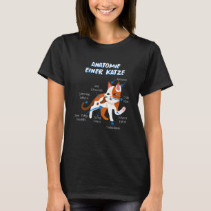 Anatomie Eins Katzenhalter Katzen Haustiergeschenk T-Shirt