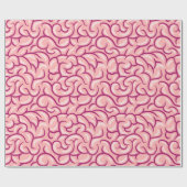 Anatomie Gehirn Geschenkpapier (Flach)