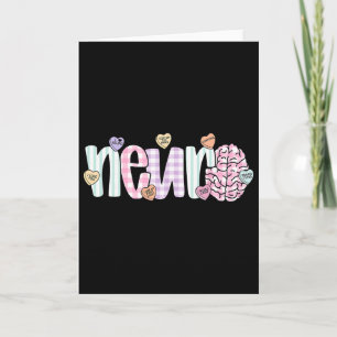 Anatomie Gehirn Neuro Krankenschwester Valentinsta Karte