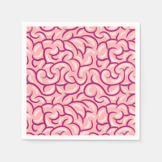 Anatomie Gehirn Serviette (Vorderseite)