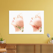 Anatomie geschwollener Lymphknoten Leinwanddruck (Insitu (Wohnzimmer))