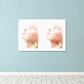 Anatomie geschwollener Lymphknoten Leinwanddruck (Insitu (Holzboden))