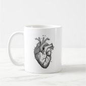 Anatomie-Herz-Bild-Vintag Kaffeetasse (Links)