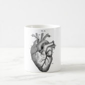 Anatomie-Herz-Bilder-Vintag Kaffeetasse (Mittel)
