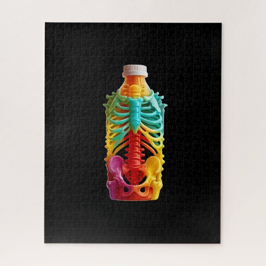 Anatomie in einer Flasche Puzzle (Vertikal)