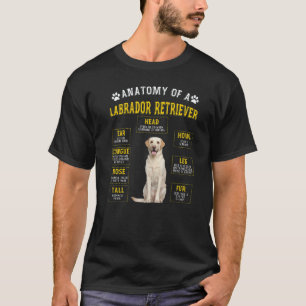 Anatomie Labrador Retriever für Frauen Männer T-Shirt