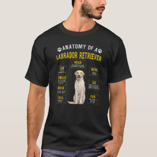 Anatomie Labrador Retriever für Frauen Männer T-Shirt