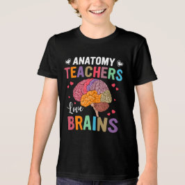 Anatomie Lehrer Liebe Gehirne Tri-Blend Shirt