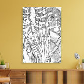 Anatomie Leinwanddruck (Insitu (Wohnzimmer))