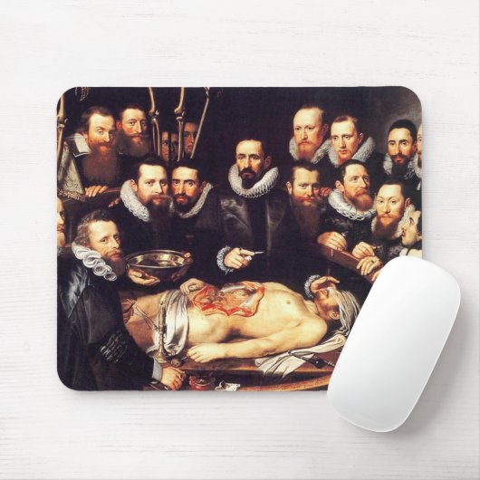 Anatomie-Lektion von Dr. Willem van Der Meer Mousepad (Mit Mouse)