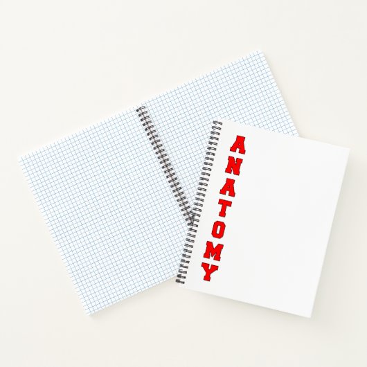 Anatomie Notizblock (Innenseite)