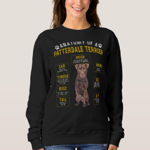 Anatomie Patterdale Terrier für Frauen Männer Sweatshirt