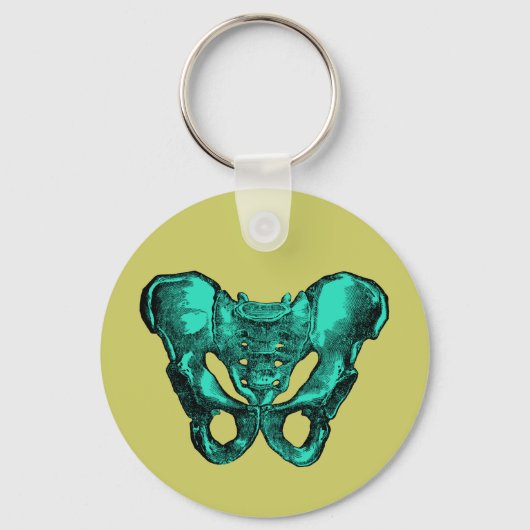 Anatomie Pelvis Knochen Schlüsselanhänger (Vorderseite)