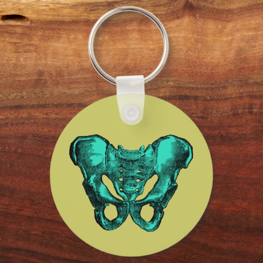 Anatomie Pelvis Knochen Schlüsselanhänger (Vorderseite)