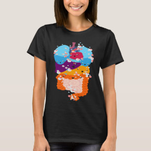 Anatomie Physiologie Herz Lungen Lebenswichtige Or T-Shirt