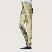 Anatomie Print-Leggings Leggings (Links)