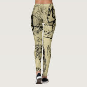 Anatomie Print-Leggings Leggings (Rückseite)