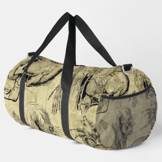 Anatomie-Schädel-Duffle-Beutel Duffle Bag (Rechte Ecke)