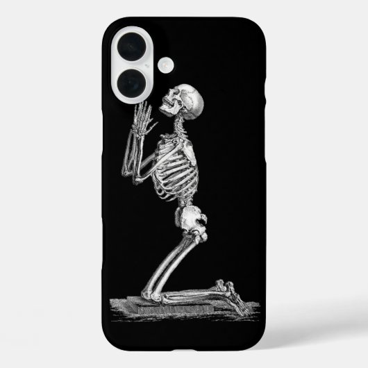 Anatomie Skeleton Illustration Black Case-Mate iPhone Hülle (Rückseite)