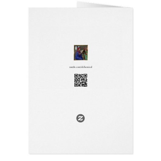 Anatomie Skeleton Illustration Grußkarte (Hinten)