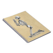 Anatomie Skeleton Illustration Notizblock (Rechte Seite)