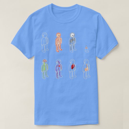 Anatomie T-Shirt (Design vorne)