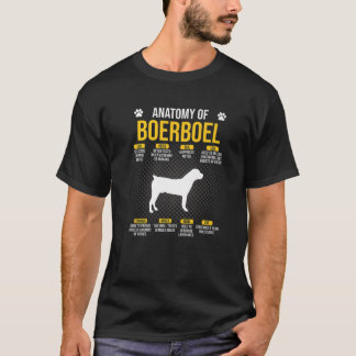 Anatomie von Boerboel Dog Lover T-Shirt