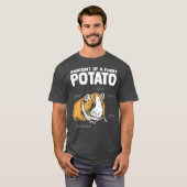 Anatomie von Furry Potato Hamster Lover Hamster T-Shirt (Vorne ganz)