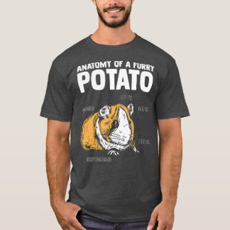 Anatomie von Furry Potato Hamster Lover Hamster T-Shirt