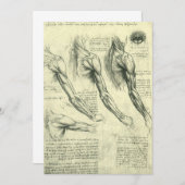 Anatomie von Leonardo da Vinci (Vorne/Hinten)