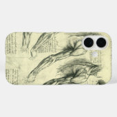 Anatomie von Leonardo da Vinci Case-Mate iPhone Hülle (Rückseite (Horizontal))
