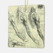Anatomie von Leonardo da Vinci Keramikornament (Links)