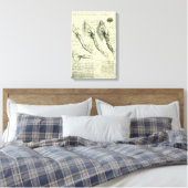 Anatomie von Leonardo da Vinci Leinwanddruck (Insitu (Schlafzimmer))
