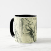 Anatomie von Leonardo da Vinci Tasse (Vorderseite Links)