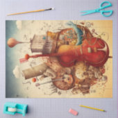 Anatomie von Musikreihen - Design 9 Seidenpapier (Basteln)