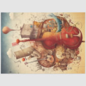 Anatomie von Musikreihen - Design 9 Seidenpapier (Vorderseite)