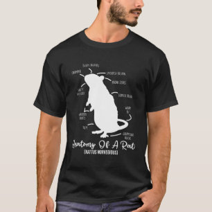 Anatomie von Ratten für Rattenbesitzer und Hausrat T-Shirt