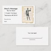 Anatomie vorhergehend terminkarte (Vorne/Hinten)