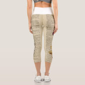 Anatomieplakat für das Blumengehirn Capri Leggings (Rückseite)