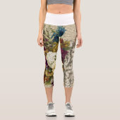 Anatomieplakat für das Blumengehirn Capri Leggings (Vorderseite)