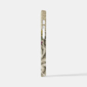 Anatomieplakat für das Blumengehirn iPhone Hülle (Linke Seite)