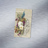 Anatomieplakat für das Blumengehirn Magnetische Visitenkarte (Beispiel)