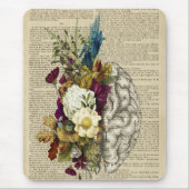 Anatomieplakat für das Blumengehirn Mousepad (Vorne)