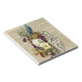 Anatomieplakat für das Blumengehirn Notizblock (angewinkelt)